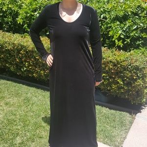 DKNY Jeans long velvet dress
